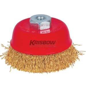 Crimp Cup Brush 75MMXM10 IRACB34 Krisbow KW0300045-0