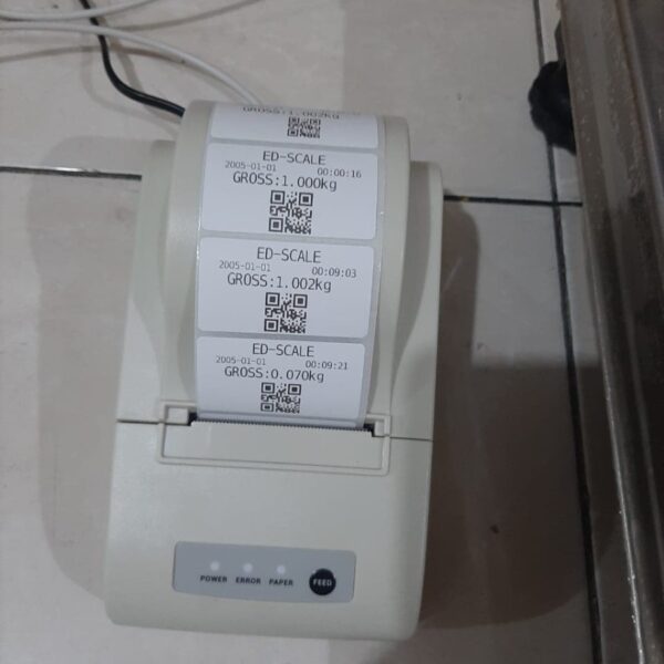 Timbangan Printing Label Sticker 100kg Cas HDI IS DLP-50-37518