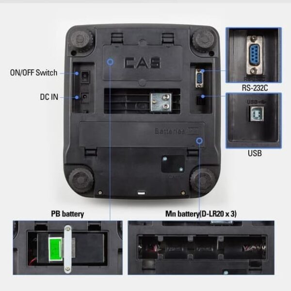 Timbangan Counting Digital Scale Cap 6Kg Cas SW-II-37558