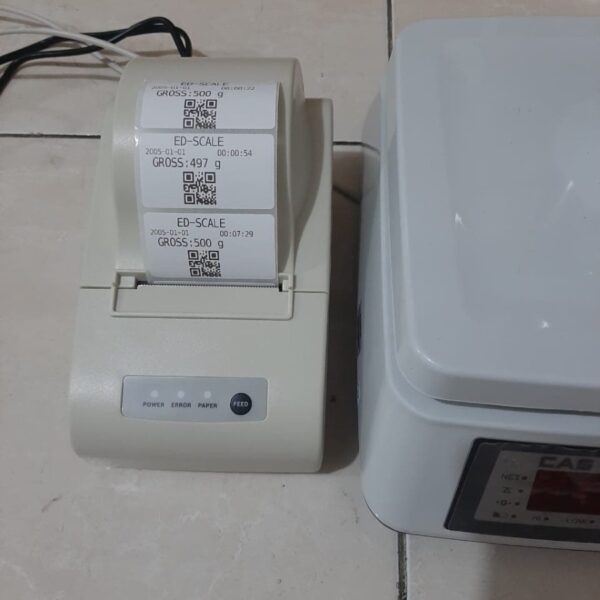 Timbangan Printing Label Sticker 30kg Cas SW-II IS DLP-50-37520