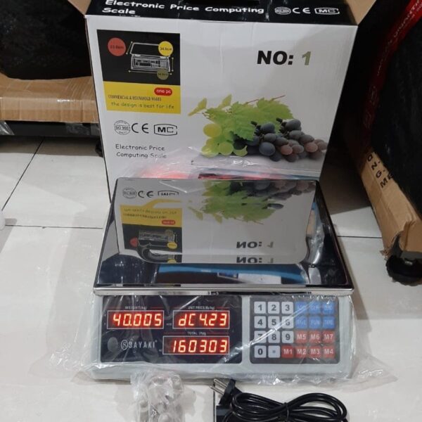 Timbangan Buah Digital Cap 40Kg Sayaki-37616
