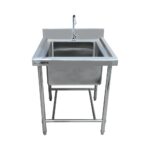 Wastafel Singel Sink Silver 70CM S/S Krischef 10051957-0