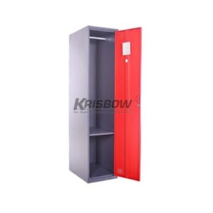 Locker 1 Doors Single Coloum Red Krisbow 10155038-0