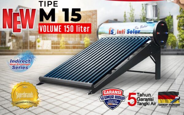 Pemanas Air Matahari Water Heater 150 Liter Inti Solar Master 15-0