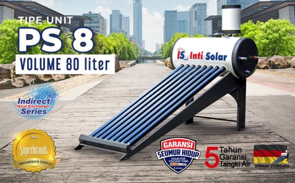 Pemanas Air Matahari 80 Liter Inti Solar PS 8-0