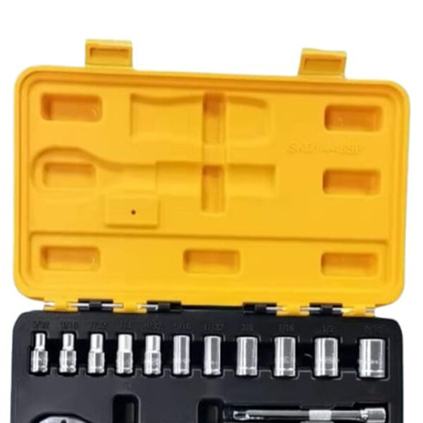 Socket Set 1/4IN 5/32-9/16IN 16PC LRSOS4 Krisbow 10451487-40034