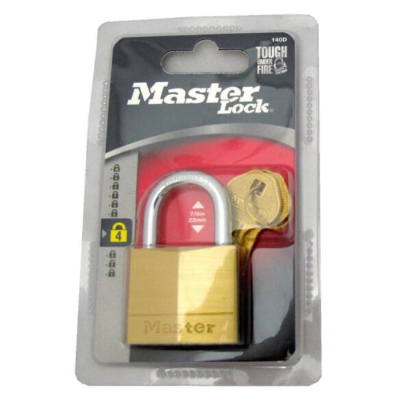Gembok Solid Brass Padlocks Keyed Different Masterlock 120D-38012