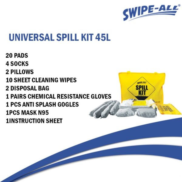 Swipe-All U88 Universal Spill Kit 45L 13388-37984