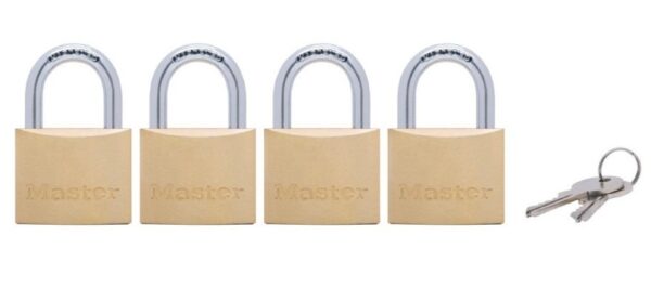 Gembok Economy Solid Brass 20MM Masterlock 1900Q-0