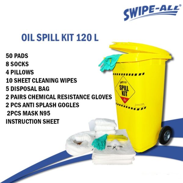 SWIPE ALL P89 Oil Sorbent spill kit 120L 799120-37959