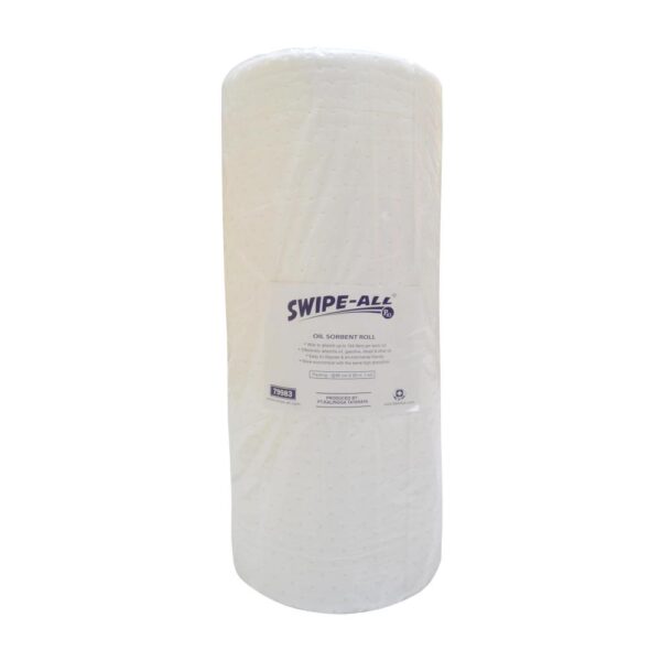 SWIPE-ALL P83 OIL SORBENT ROLL, @80 CM X 50 METER PER ROLL 79983-0