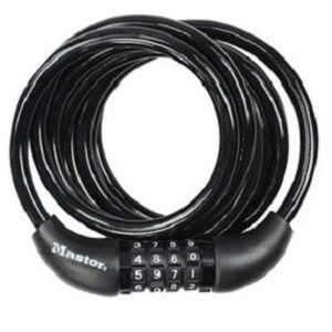 Gembok Self Colling Cable Black Masterlock 8221EURDPRO-0