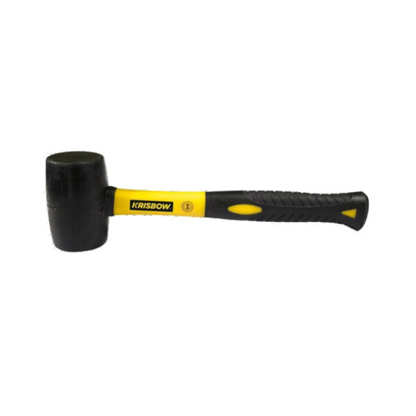 Palu Rubber Hammer 8 OZ Black LRRHB8 Krisbow 10158532-39912