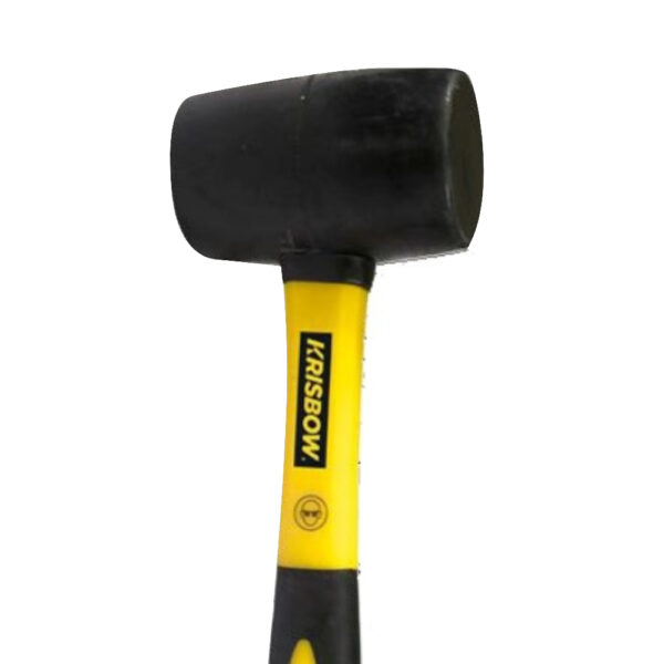Palu Rubber Hammer 8 OZ Black LRRHB8 Krisbow 10158532-39911