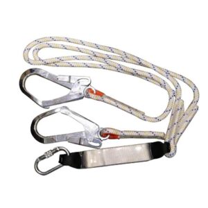 Fall Arrest Rope With 2 Lanyard & Absorber Krisbow 10209717-0