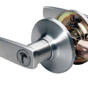 Gagang Pintu SN Stright Lever Privacy Masterlock SLL0315-0