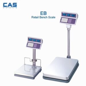 Timbangan Duduk Bench Scale 300kg x 20gr Ukuran 50cm x 60cm CAS EBI-0