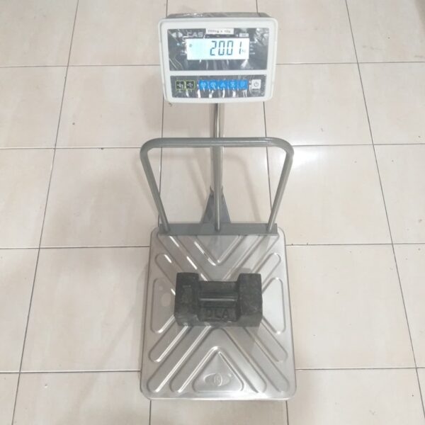 Timbangan Duduk Bench Scale 200Kg Plus Pagar CAS HDI-38609