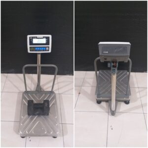 Timbangan Duduk Bench Scale 200Kg Plus Pagar CAS HDI-0