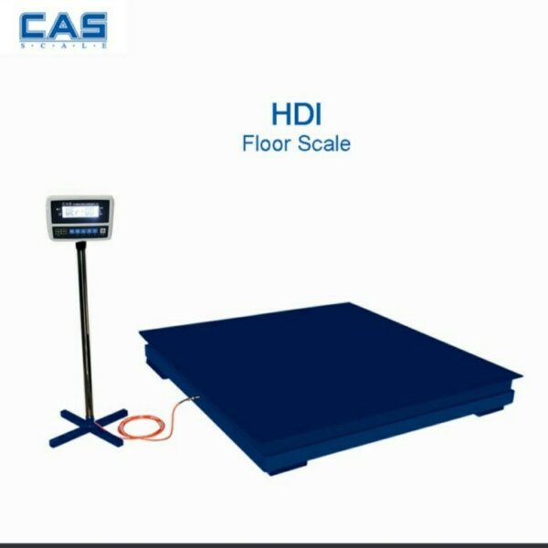 Timbangan Lantai Floor Scale 2 Ton 1,2m x 1,2m CAS HDI-0