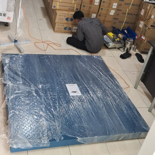 Timbangan Lantai Floor Scale 5T Uk 1.5M X 1.5M CAS HDI-38555