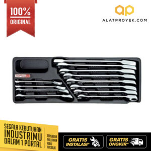 Pro-Series Reversible Ratchet Combination Set 12PCS Toptul GAAT1205-0