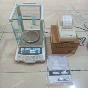 Timbangan Lab 1200gr 1Kg X 0.01Gr Plus Printer Label Fujitsu FSR-B-0