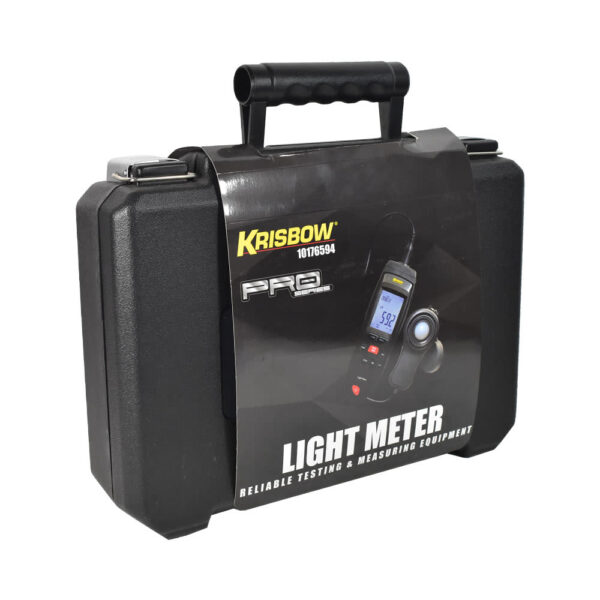 Alat Ukur Light Meter Datalogger Krisbow 400.000 Lux Pro-38937
