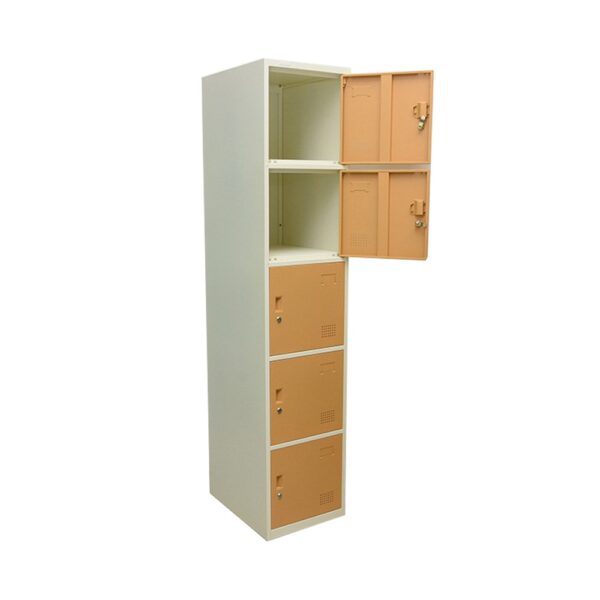 Lemari Loker Krisbow 5 Pintu - Kuning Emas-38926