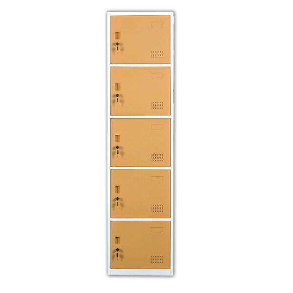 Lemari Loker Krisbow 5 Pintu - Kuning Emas-38929