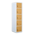Lemari Loker Krisbow 5 Pintu - Kuning Emas-0
