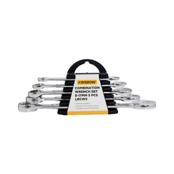 Set Kunci Ring Pas Combination Wrench Krisbow 8-17 Mm (5 pcs)-38978