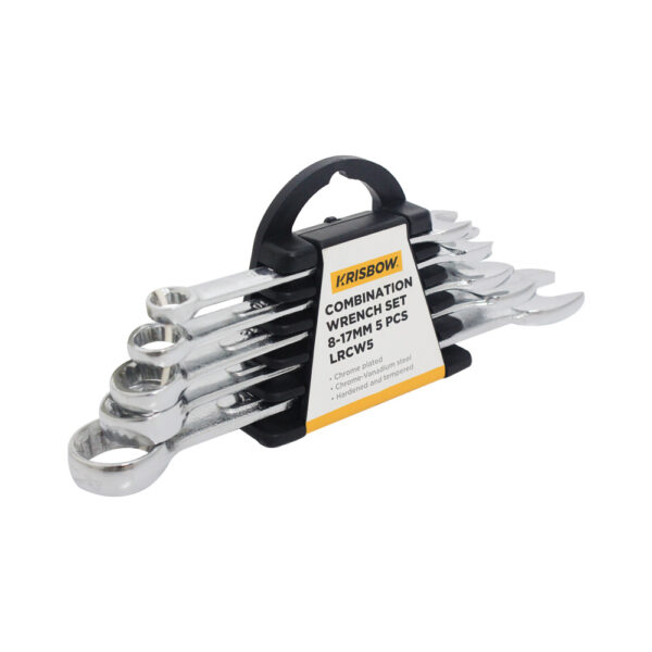 Set Kunci Ring Pas Combination Wrench Krisbow 8-17 Mm (5 pcs)-38979