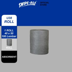 SWIPE-ALL U38 UNIVERSAL SORBENT ROLL, 40 X 50 CM, 100 SHEETS PER ROLL-0