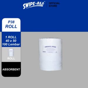 SWIPE-ALL P38 OIL SORBENT ROLL, 40 X 50 CM, 100 SHEETS PER ROLL-0