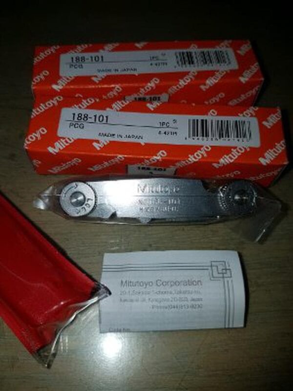 Thread Pitch Gages 95mm Mitutoyo 188-101-39317