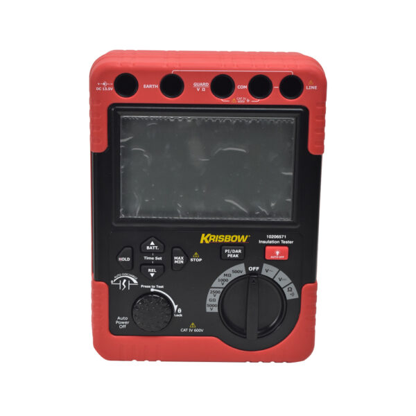 Digital Insulation Resistance Tester 5000V Krisbow-39402