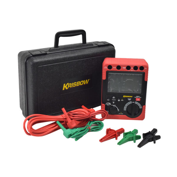 Digital Insulation Resistance Tester 5000V Krisbow-39401