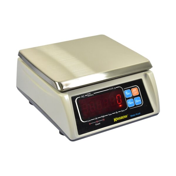 Timbangan Dapur Waterproof Krisbow 15 kg Dengan Tera-39649