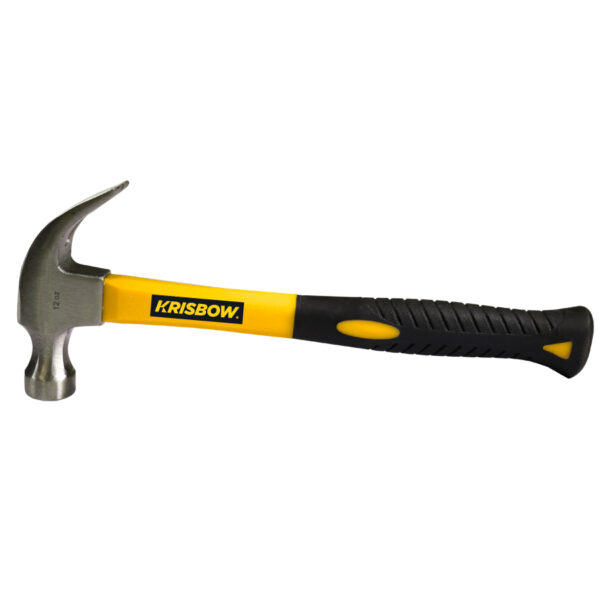 Claw Hammer Krisbow Palu Kambing Handle Rubber 220 Gr 8 OZ LRCH8-0