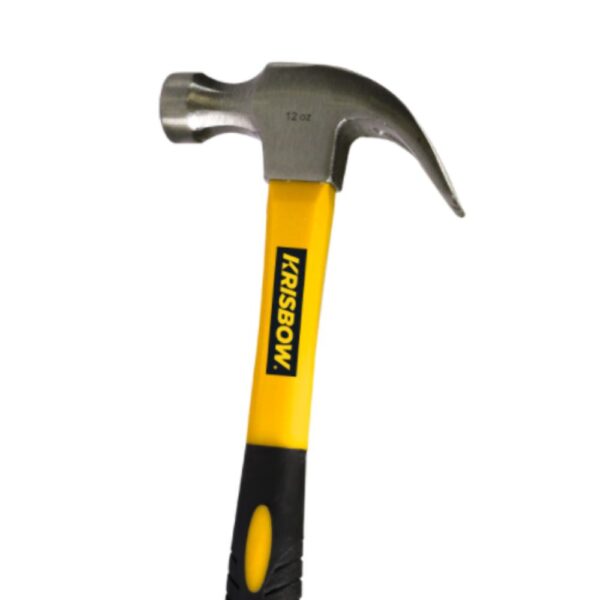 Claw Hammer Krisbow Palu Kambing Handle Rubber 220 Gr 8 OZ LRCH8-39500