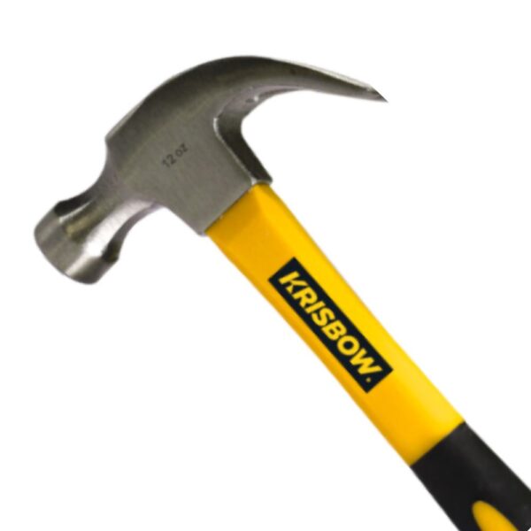 Claw Hammer Krisbow Palu Kambing Handle Rubber 220 Gr 8 OZ LRCH8-39501