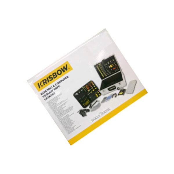 Set Electric & Computer Toolkit 69 pcs Krisbow Lrtke69-39637