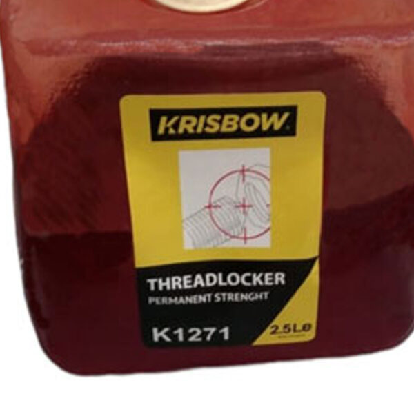Lem Pengunci Baut THREADLOCK Permanen Krisbow 2.5 Ltr K1271-39612