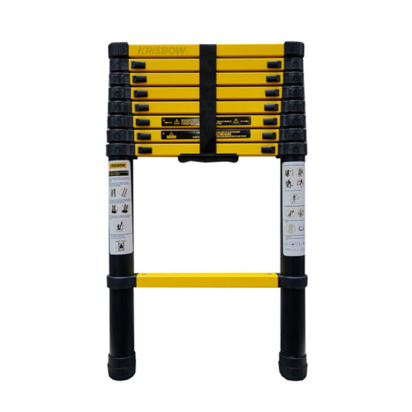 Tangga Teleskopik Ladder 2.6 Mtr Krisbow Single Prlts3812-39532