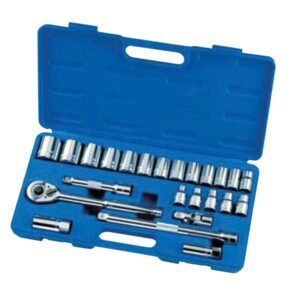 Kunci Sock Sockets Set 1/2 Inci 5/16-1.1/4 Inci 24PC Krisbow LPSOS6-0