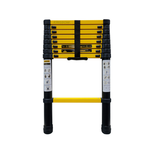 Tangga Teleskopik Ladder 2.6 Mtr Krisbow Single Prlts3812-0