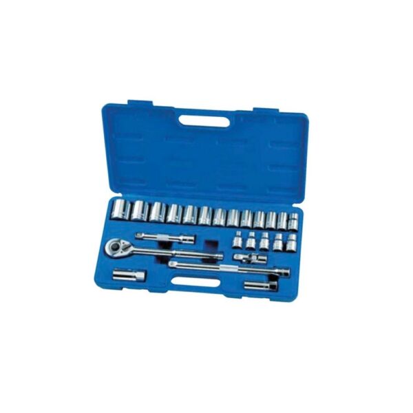 Kunci Sock Sockets Set 1/2 Inci 5/16-1.1/4 Inci 24PC Krisbow LPSOS6-39515