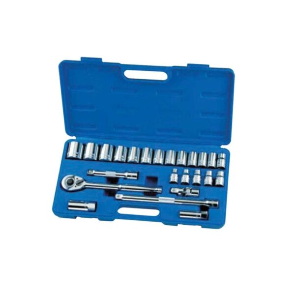 Kunci Sock Sockets Set 1/2 Inci 5/16-1.1/4 Inci 24PC Krisbow LPSOS6-39516