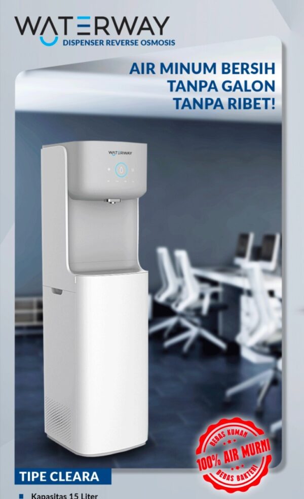 Dispenser Air Reverse Osmosis Waterway Kapasitas 15 Liter Cleara-0